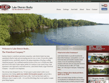 Tablet Screenshot of dev.lakedistrictrealty.com